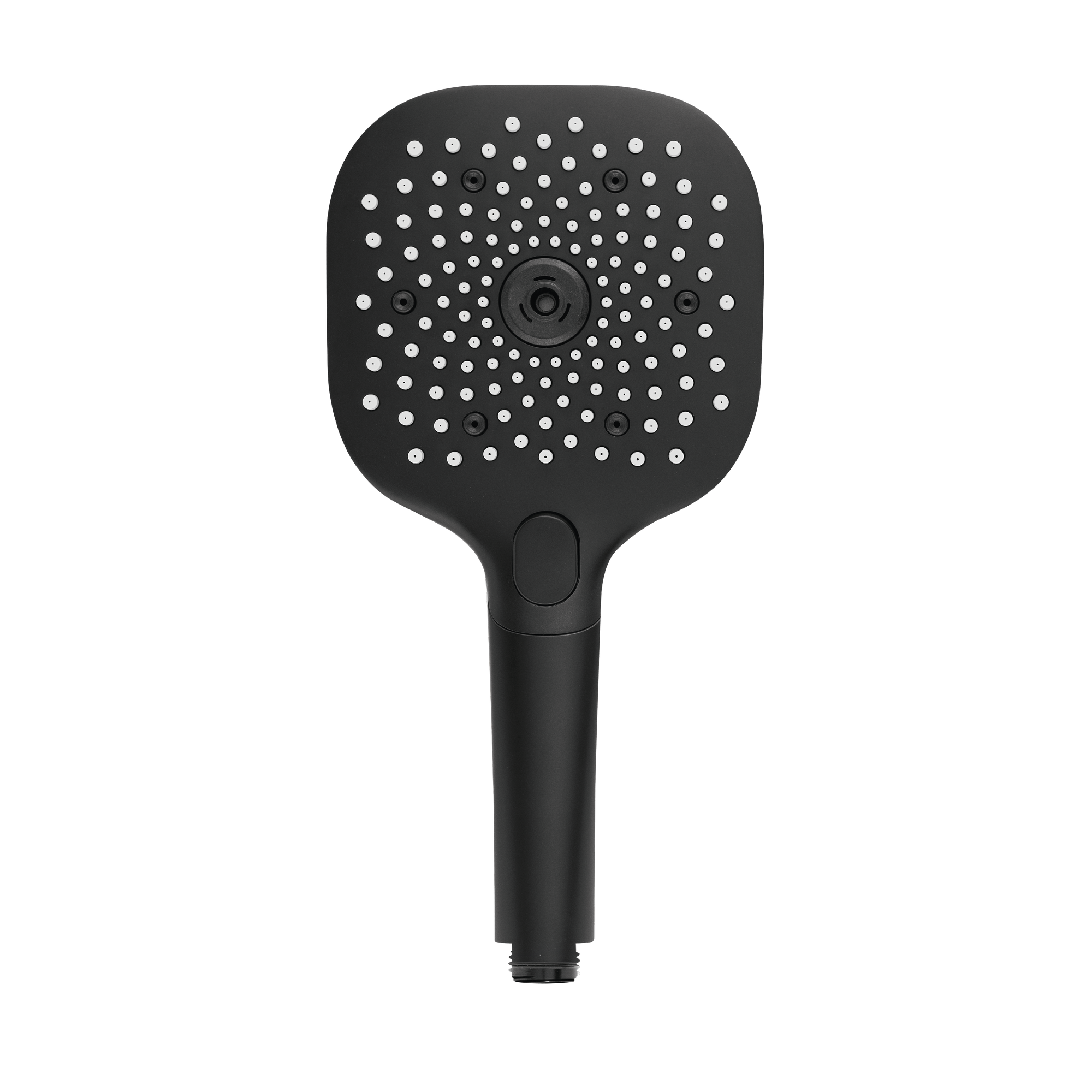 Handbrause 'Modesto' schwarz matt 13 x 13 cm, 3 Strahlarten