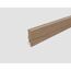 Sockelleiste 'L370' Eiche dunkelbraun 2400 x 58 x 14 mm