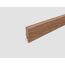 Sockelleiste 'L488' Eiche dunkelbraun 2400 x 58 x 14 mm