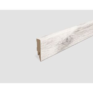 Sockelleiste 'L511' Eiche weiss 2400 x 58 x 14 mm
