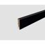 Sockelleiste 'L537' schwarz 2400 x 58 x 14 mm