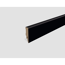 Sockelleiste 'L537' schwarz 2400 x 58 x 14 mm