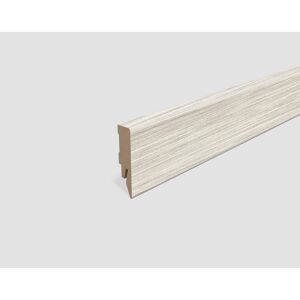 Sockelleiste 'L557' Eiche hellgrau 2400 x 58 x 14 mm