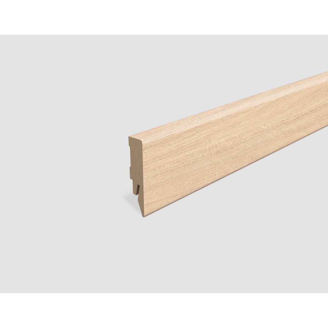 Sockelleiste 'L605' Eiche beige 2400 x 58 x 14 mm