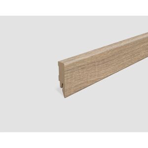 Sockelleiste 'L617' Eiche braun 2400 x 58 x 14 mm