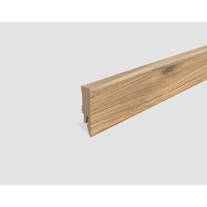 Sockelleiste 'L624' Eiche braun 2400 x 58 x 14 mm