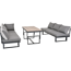 Loungemöbelset 'Amelie' für 6 Personen Aluminium