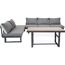 Loungemöbelset 'Amelie' für 6 Personen Aluminium