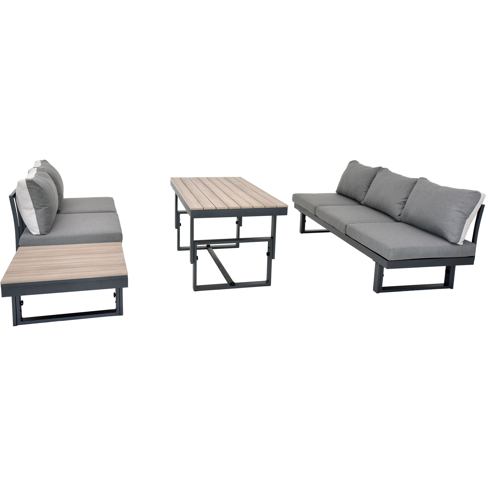 Loungemöbelset 'Amelie' für 6 Personen Aluminium