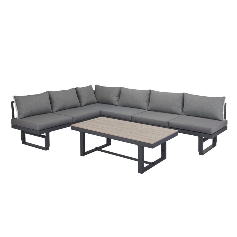 Loungemöbelset 'Amelie' für 6 Personen Aluminium