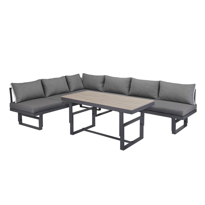 Loungemöbelset 'Amelie' für 6 Personen Aluminium