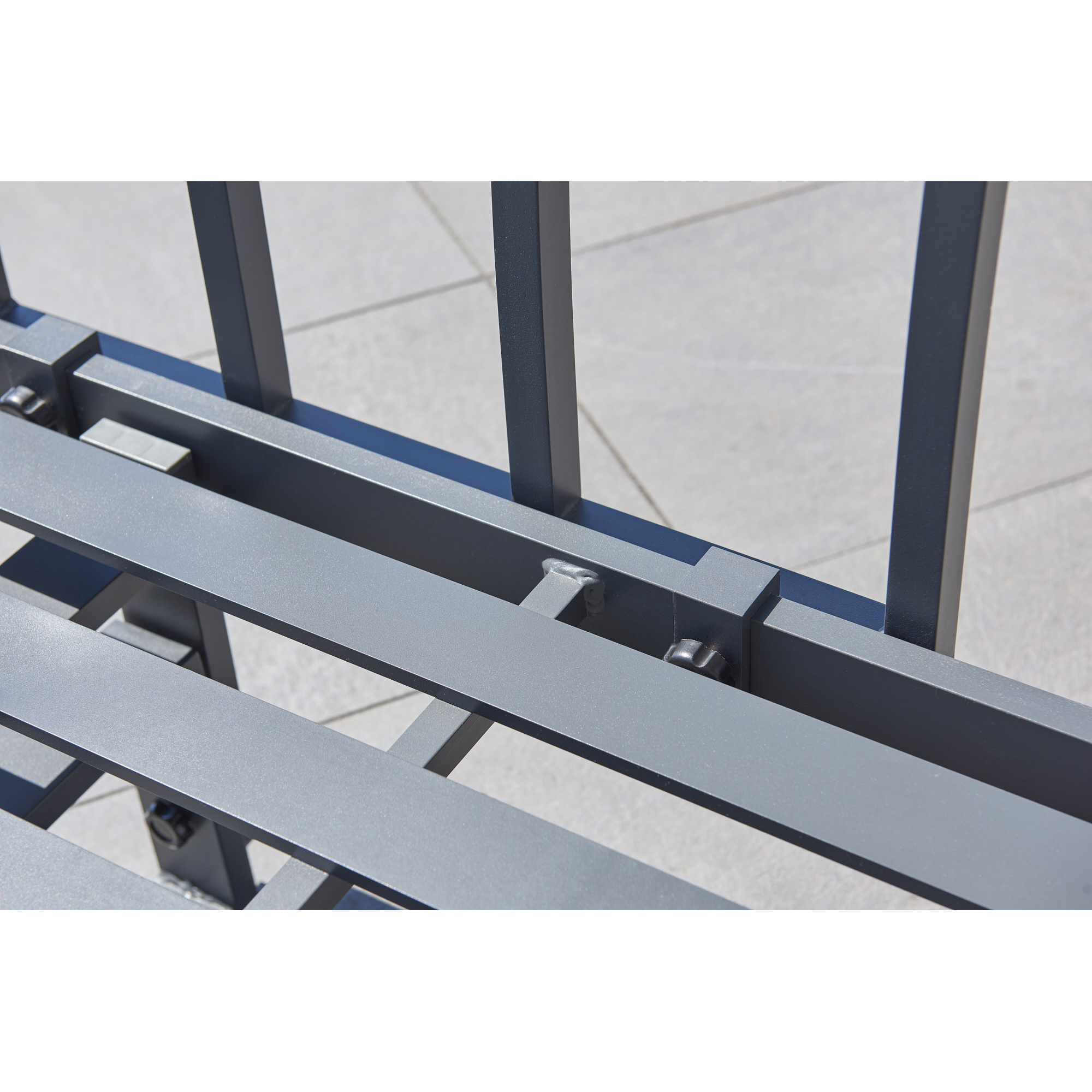 Loungemöbel-Set 'Amelie' grau 3-teilig