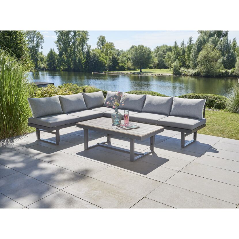 Loungemöbelset 'Amelie' für 6 Personen Aluminium