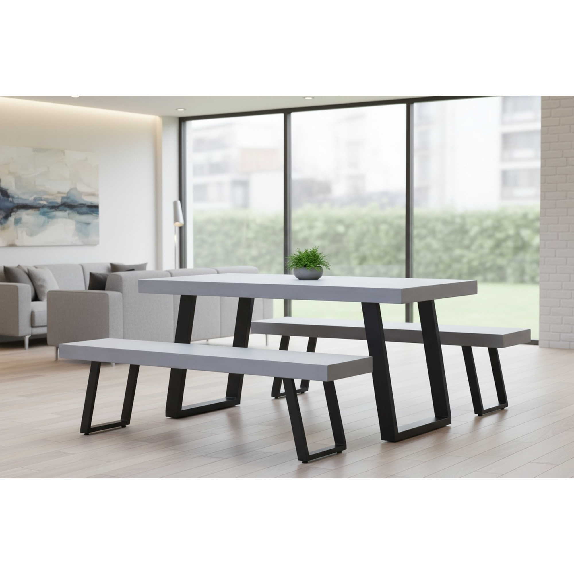 Gartenmöbelset 'Jette' Stahl