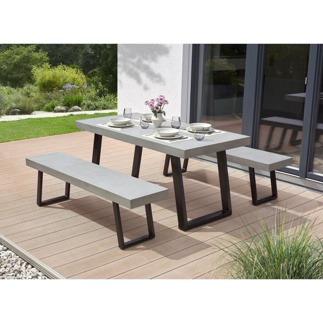 Gartenmöbelset 'Jette' Stahl