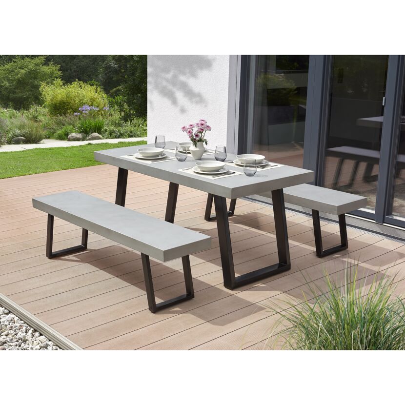 Gartenmöbelset 'Jette' Stahl