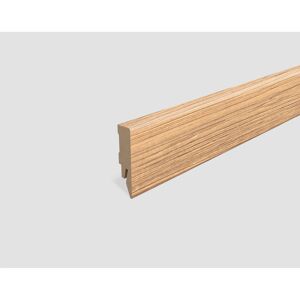 Sockelleiste 'L667' Wildeiche braun 2400 x 58 x 14 mm