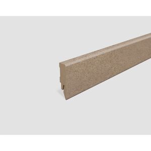 Sockelleiste 'L677' Titanit sandbeige 2400 x 58 x 14 mm