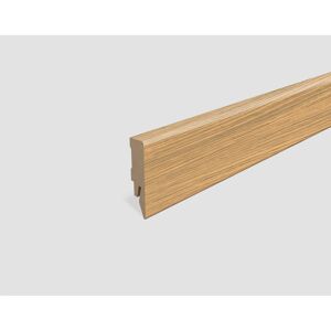 Sockelleiste 'L694' Eiche braun 2400 x 58 x 14 mm