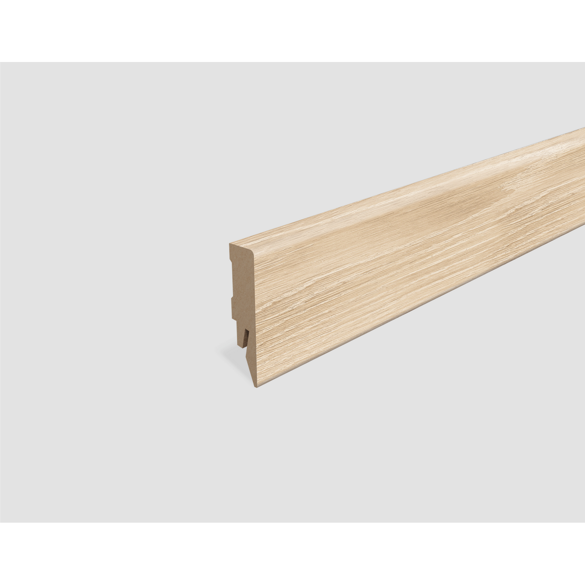Sockelleiste 'L717' Eiche beige 2400 x 58 x 14 mm