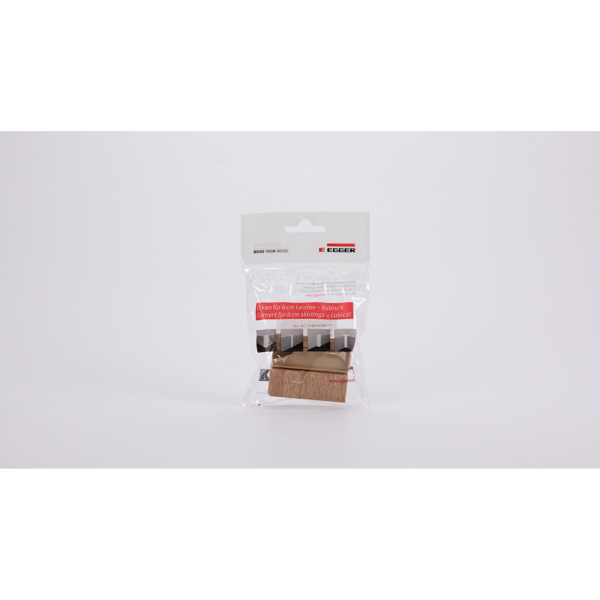 Aussenecke für Sockelleiste Buche natur 2 Stück