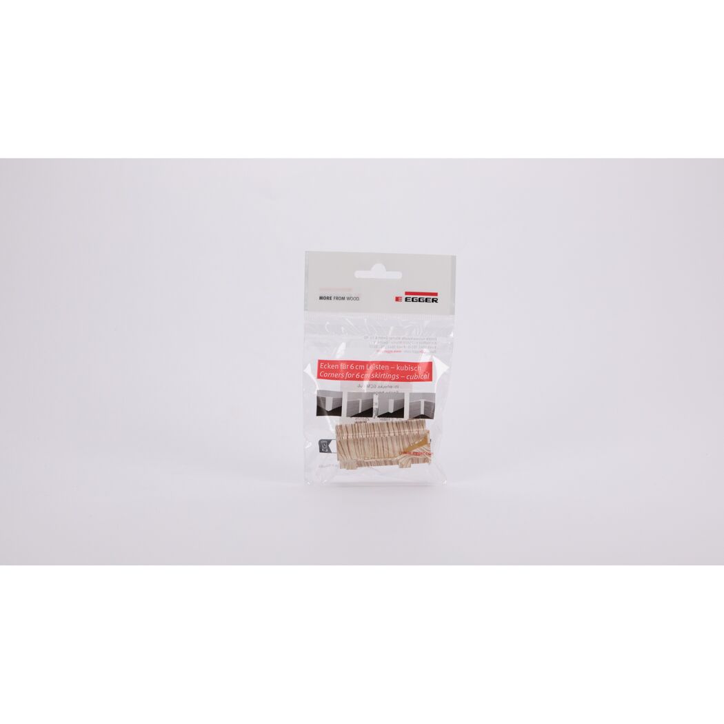 Innenecke für Sockelleiste Esche beige 2 Stück
