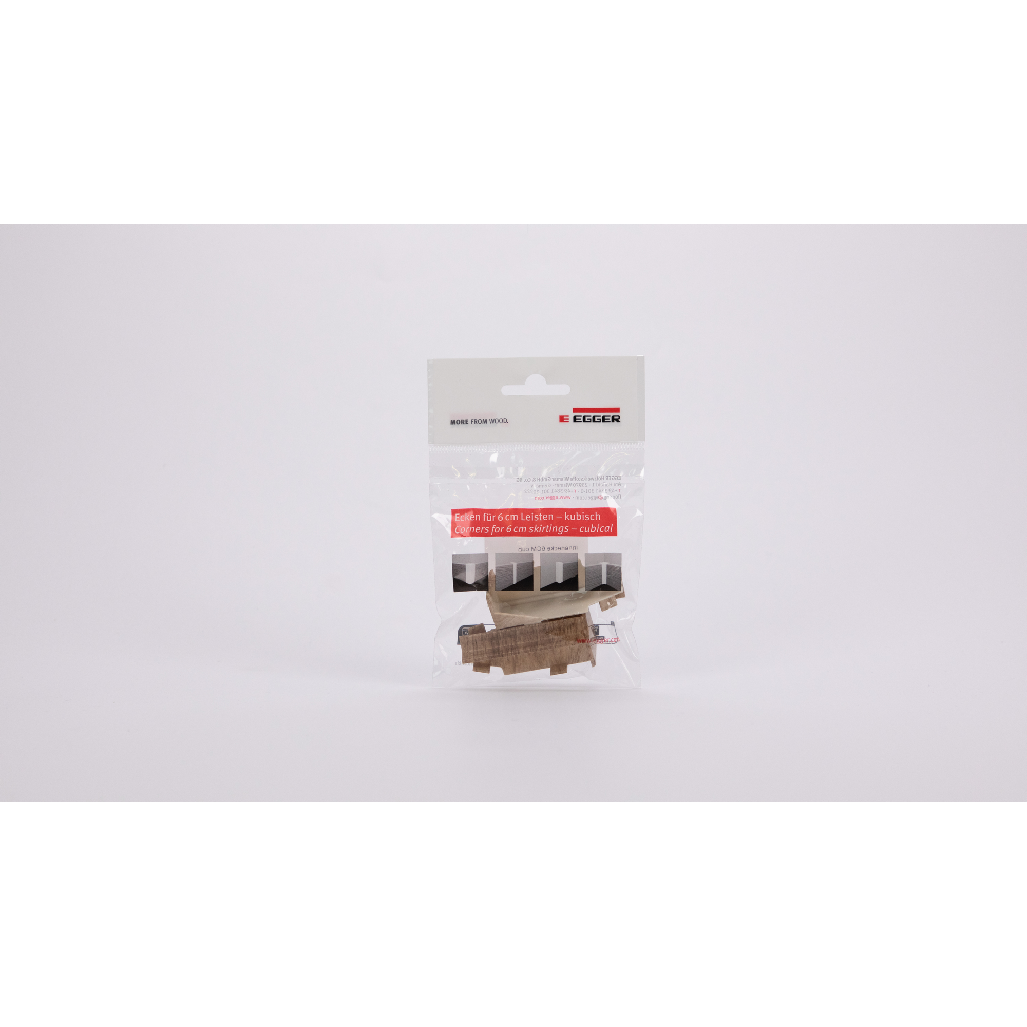 Innenecke für Sockelleiste Eiche beige 2 Stück