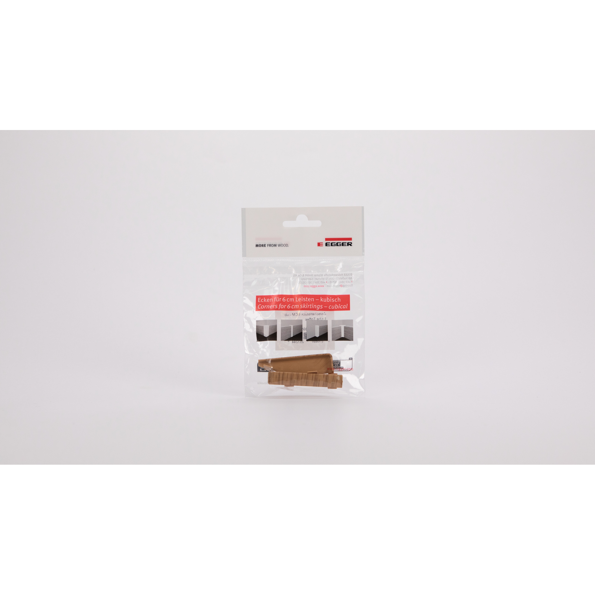 Zwischenstück für Sockelleiste Eiche Toffee 2 Stück