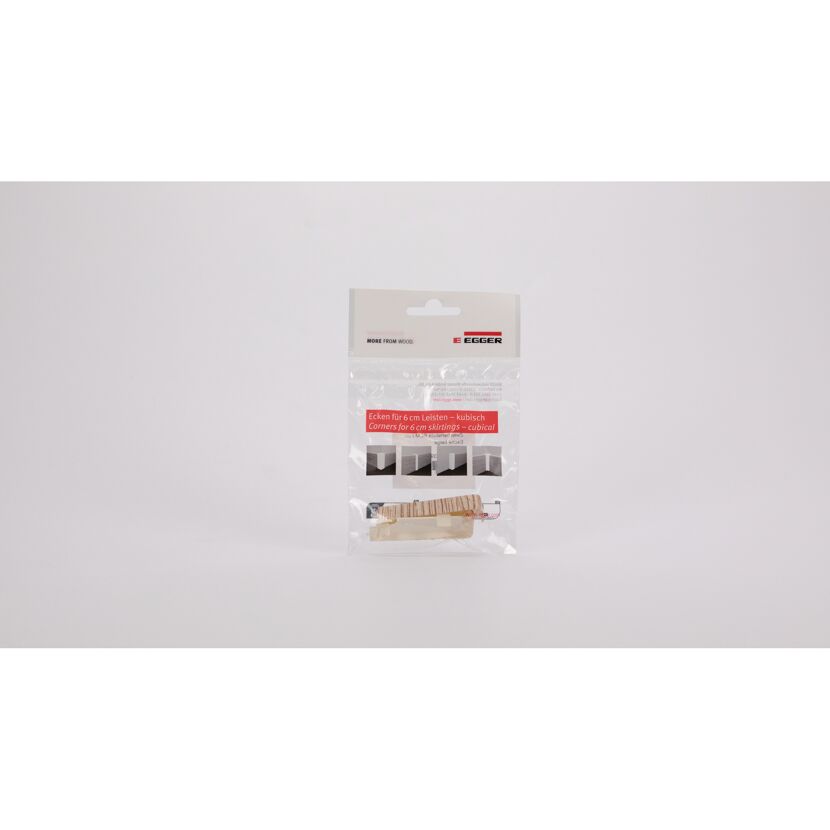 Zwischenstück für Sockelleiste Esche beige 2 Stück