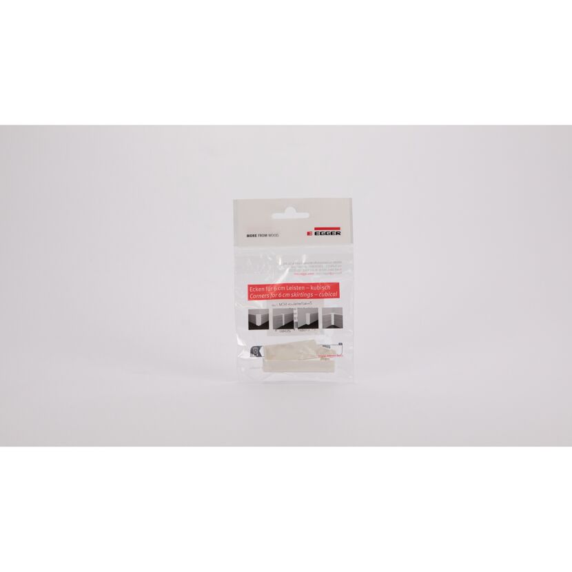 Zwischenstück für Sockelleiste Uni weiss 2 Stück