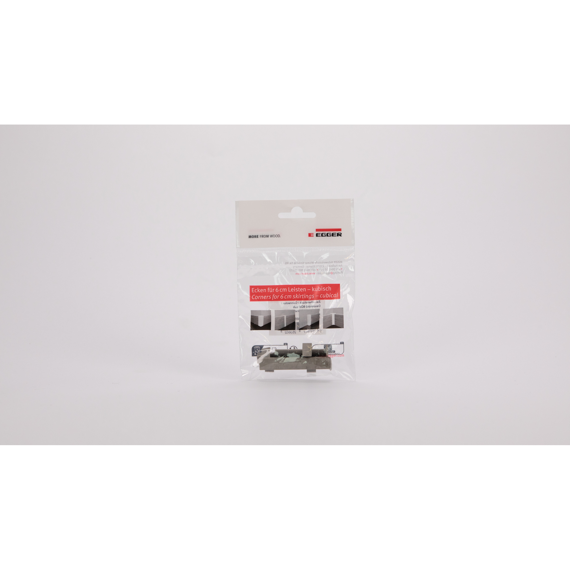 Zwischenstück für Sockelleiste Stein grau 2 Stück