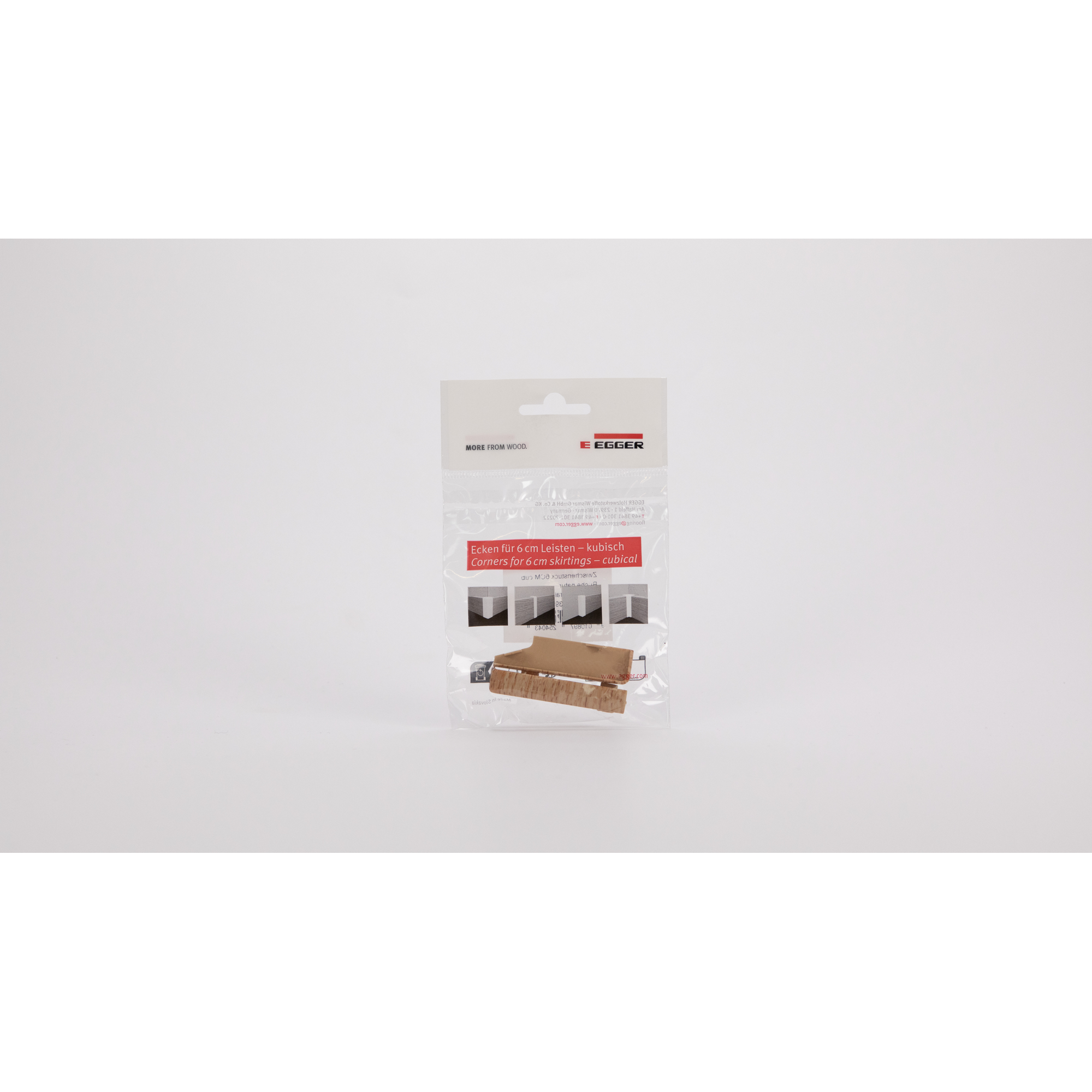 Zwischenstück für Sockelleiste Buche natur 2 Stück