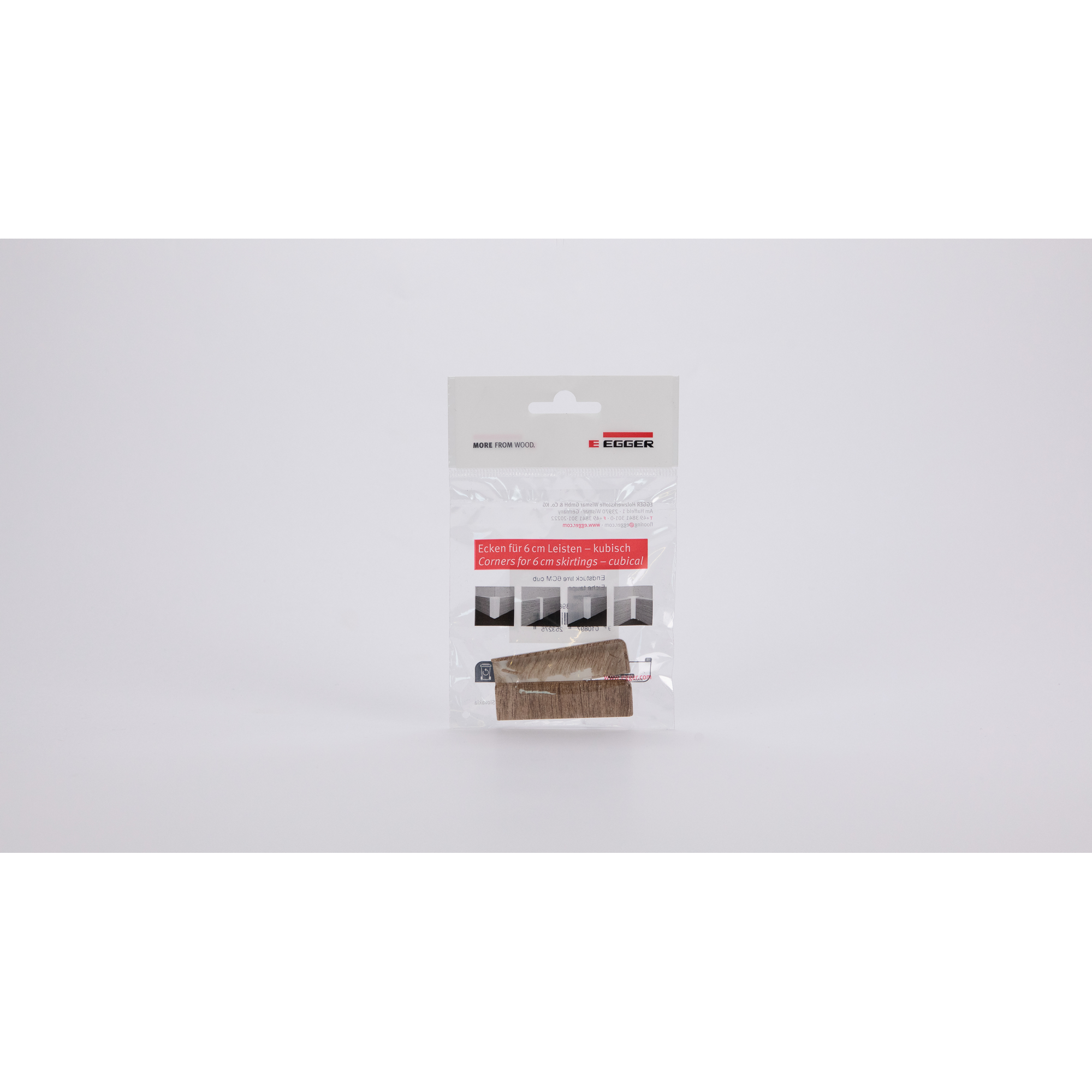 Endstück für Sockelleiste Eiche taupe 2 Stück