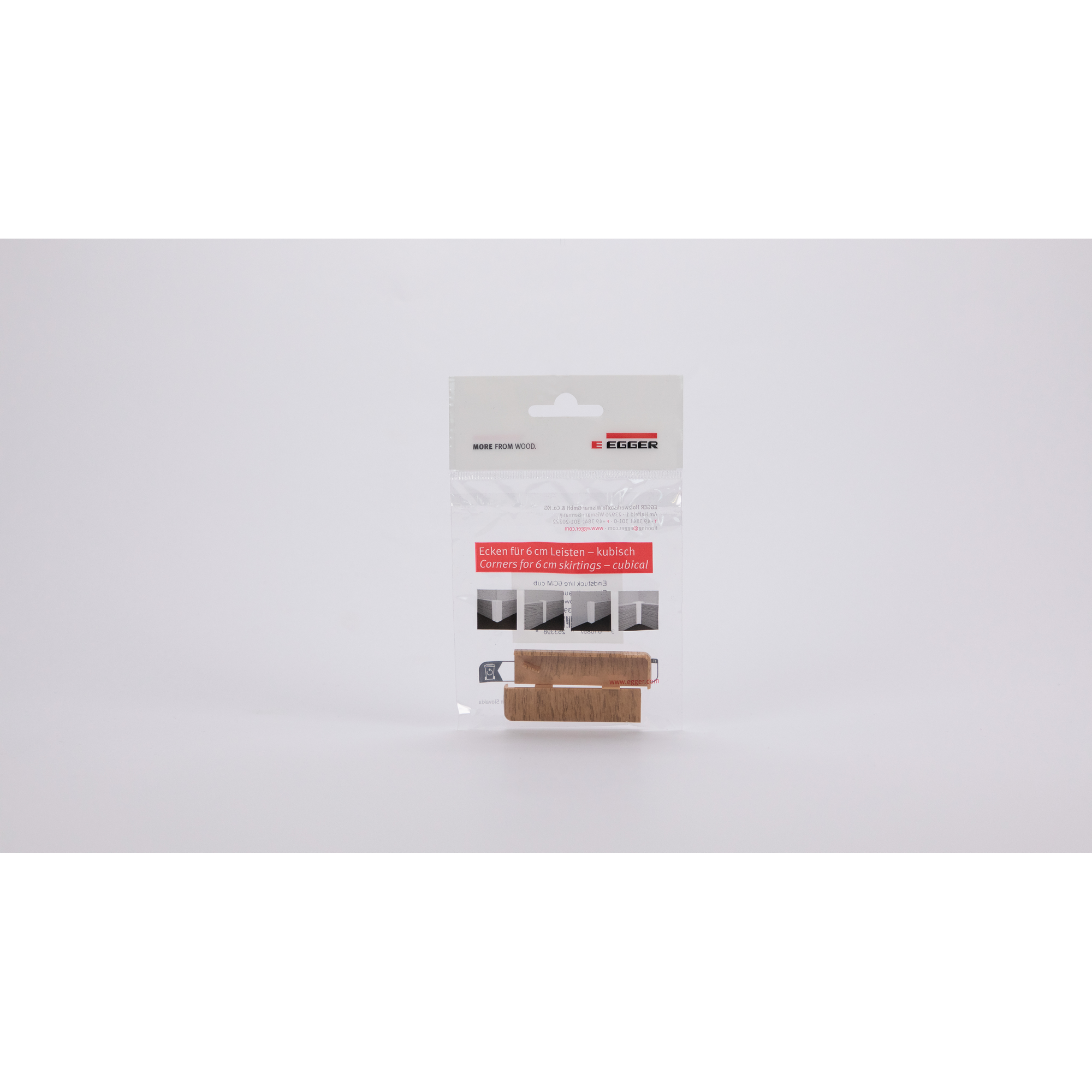 Endstück für Sockelleiste Eiche rotbraun 2 Stück