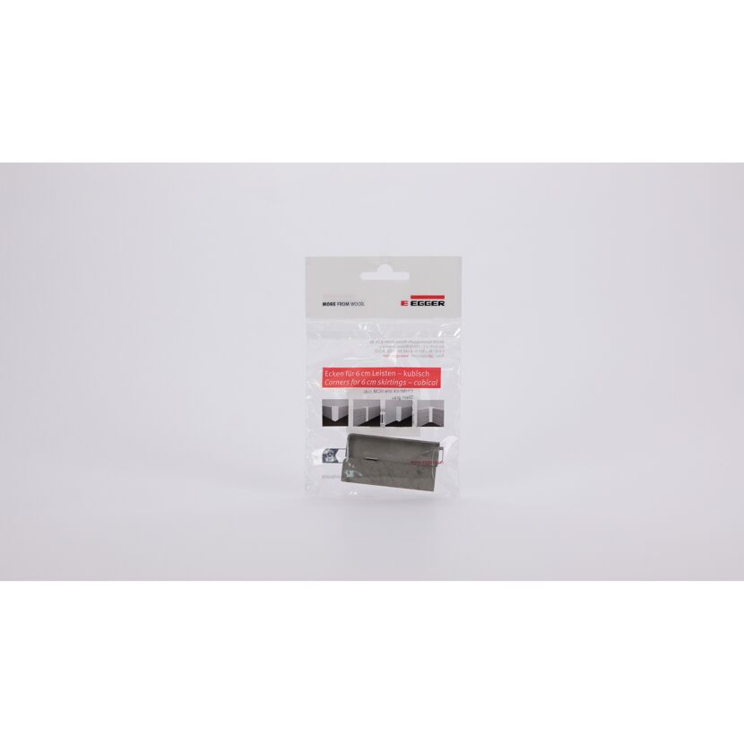 Endstück für Sockelleiste Stein grau 2 Stück