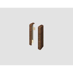 Endstück für Sockelleiste Nussbaum braun 2 Stück