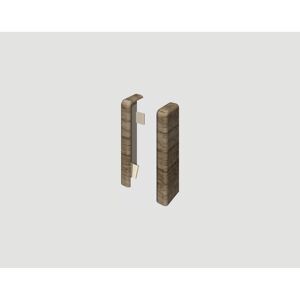 Endstück für Sockelleiste Eiche beige 2 Stück