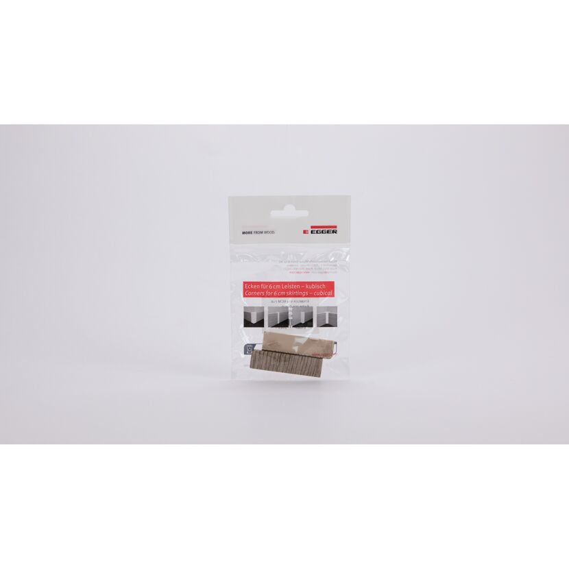Endstück für Sockelleiste Eiche graubraun 2 Stück