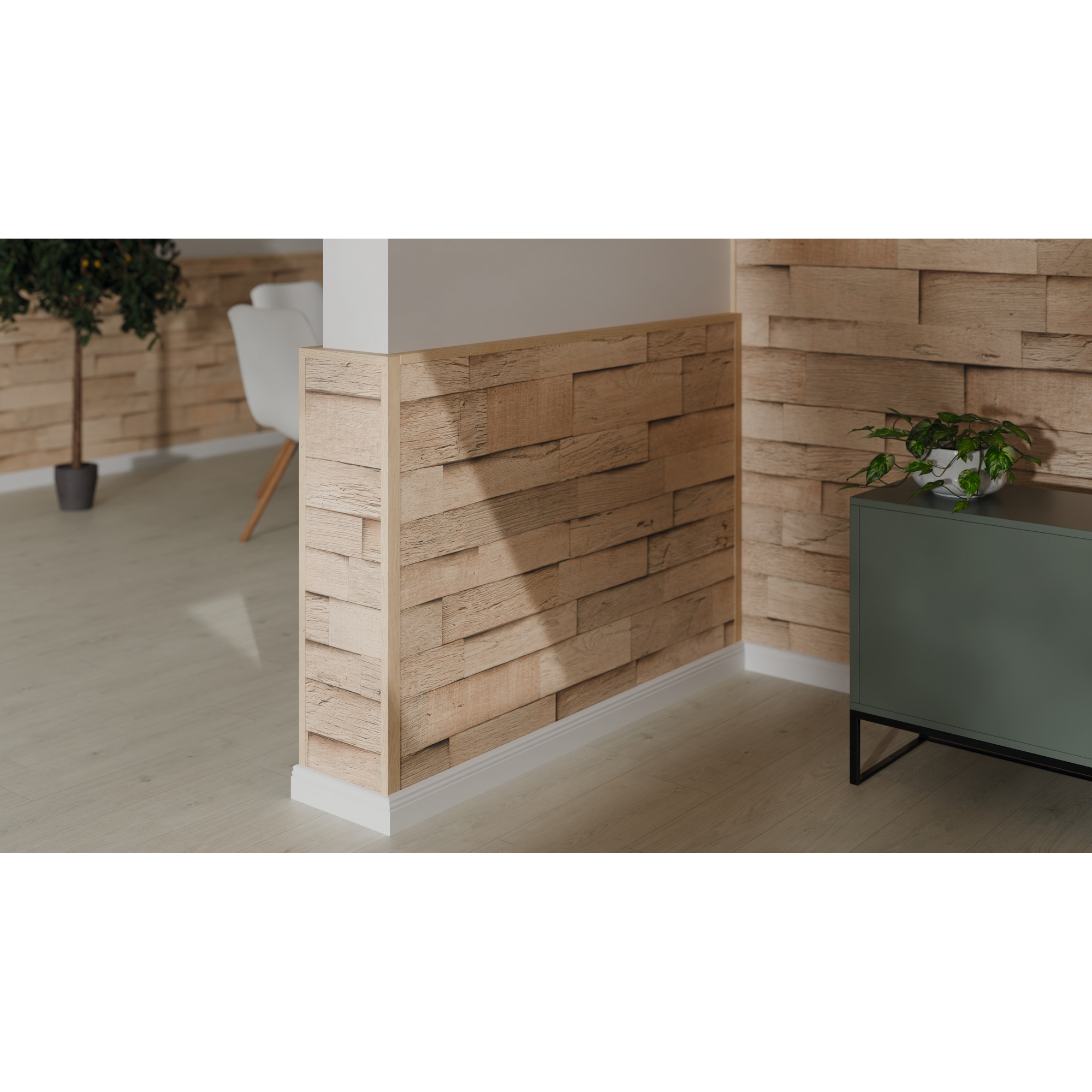 Dekorpaneel 'DecoWall DO007' Laxfield Eiche 1250 mm x 660 mm