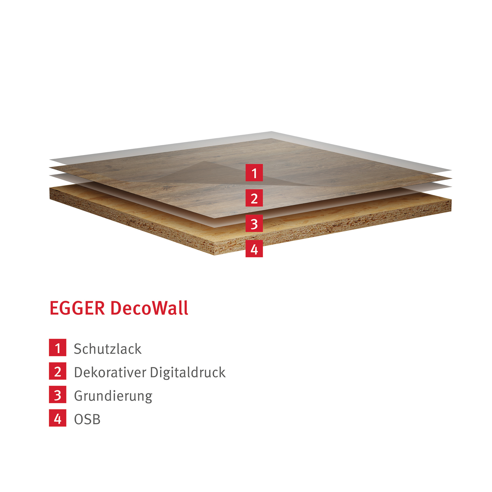 Dekorpaneel 'DecoWall DO007' Laxfield Eiche 1250 mm x 660 mm