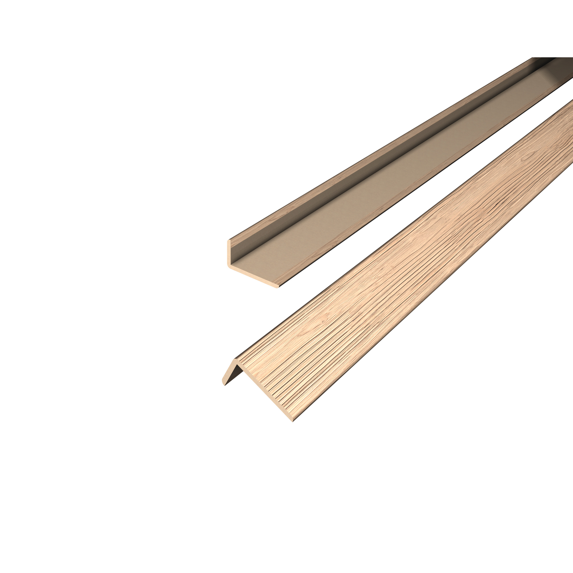 Winkelleiste 'DecoWall WL006' Namur Fichte hell 2400 x 22 x 45mm