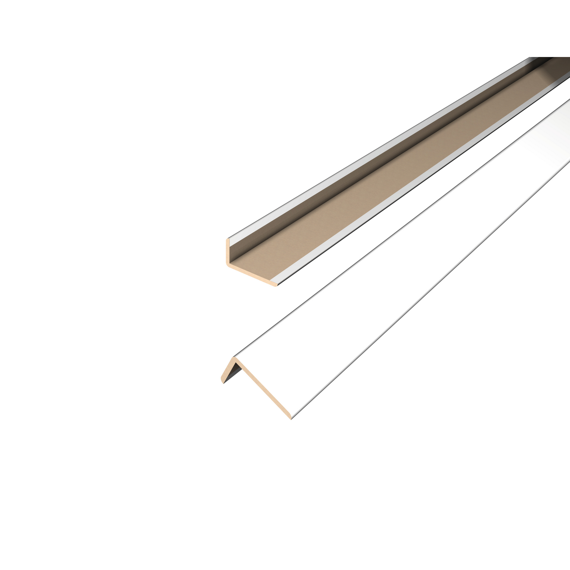 Winkelleiste 'DecoWall WL201' weiß 2400 x 22 x 45mm