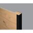 Winkelleiste 'DecoWall WL537' schwarz 2400 x 22 x 45mm