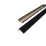 Winkelleiste 'DecoWall WL537' schwarz 2400 x 22 x 45mm