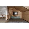 Winkelleiste 'DecoWall WL537' schwarz 2400 x 22 x 45mm