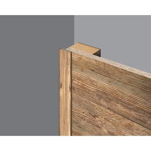 Abdeckleiste 'DecoWall AL001' Namur Fichte Natur 2400 x 6 x 25mm