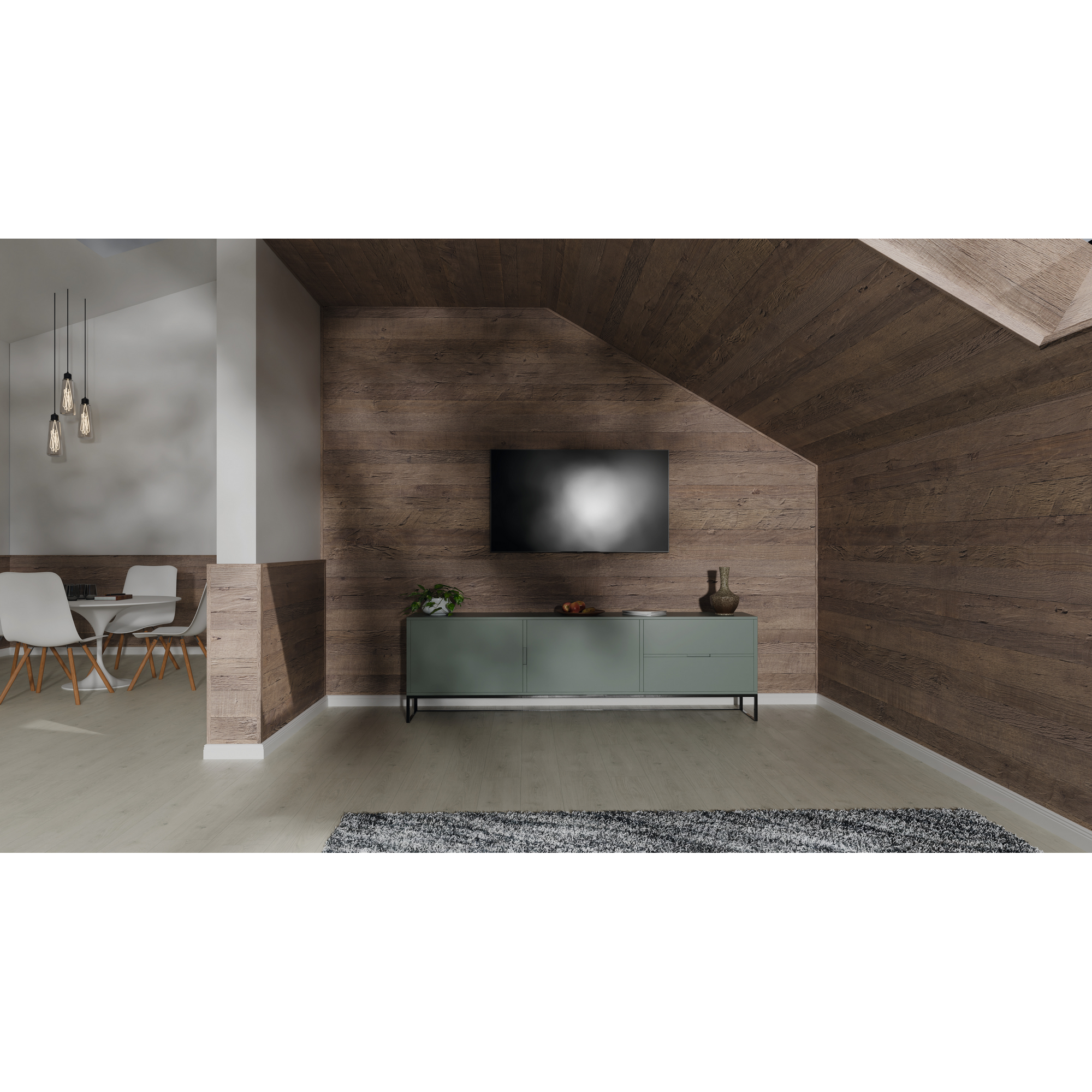 Abdeckleiste 'DecoWall AL002' Annaba Eiche Natur 2400 x 6 x 25mm
