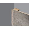 Abdeckleiste 'DecoWall AL003' Rovigo Beton 2400 x 6 x 25mm