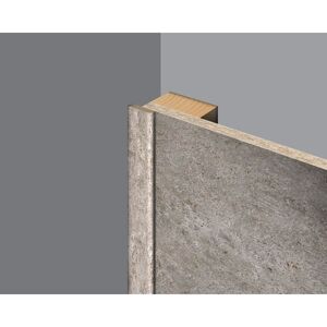 Abdeckleiste 'DecoWall AL003' Rovigo Beton 2400 x 6 x 25mm