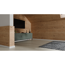 Abdeckleiste 'DecoWall AL008' Loveland Eiche 2400 x 6 x 25mm